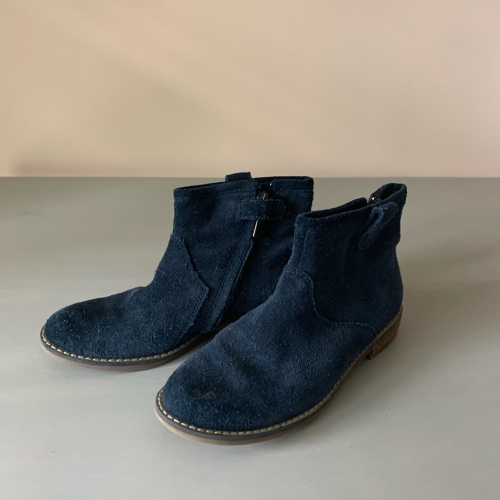 Peek Blue Suede Chelsea boots girls